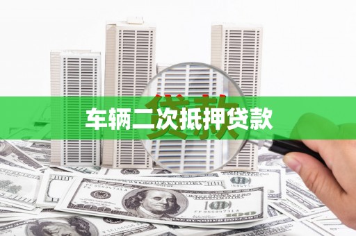 贵德车辆二次抵押贷款