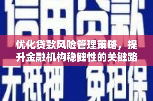 卓尼优化贷款风险管理策略，提升金融机构稳健性的关键路径