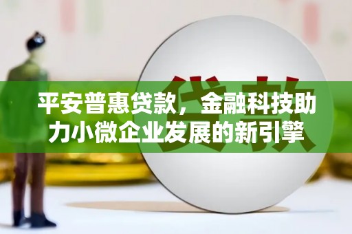 莎车平安普惠贷款，金融科技助力小微企业发展的新引擎