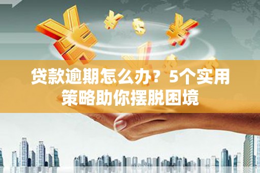 辽源贷款逾期怎么办？5个实用策略助你摆脱困境