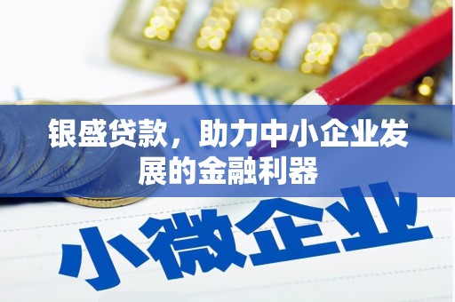 朱家尖银盛贷款，助力中小企业发展的金融利器