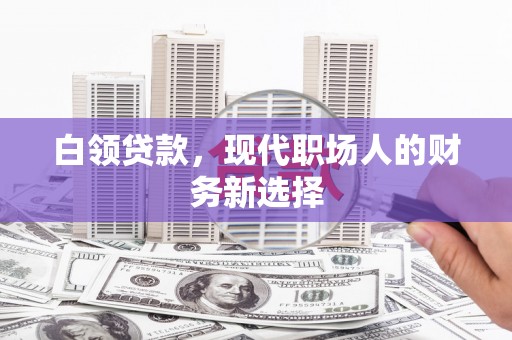 桐庐白领贷款，现代职场人的财务新选择