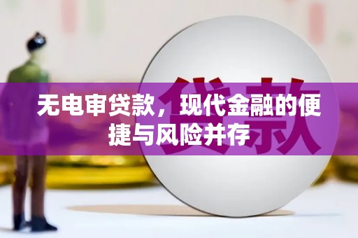 大溪无电审贷款，现代金融的便捷与风险并存