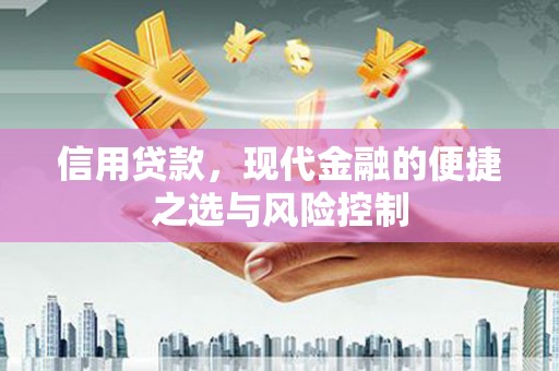 商都信用贷款，现代金融的便捷之选与风险控制