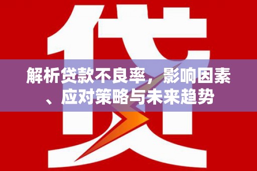 那曲解析贷款不良率，影响因素、应对策略与未来趋势