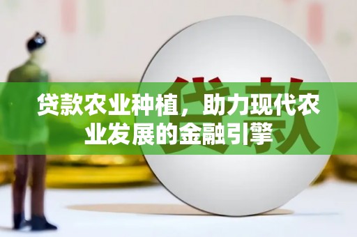 新庄贷款农业种植，助力现代农业发展的金融引擎