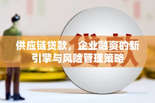 长安供应链贷款，企业融资的新引擎与风险管理策略