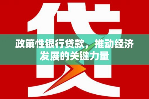 合浦政策性银行贷款，推动经济发展的关键力量