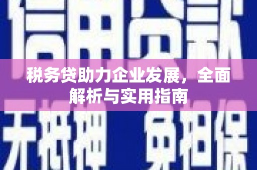君山税务贷助力企业发展，全面解析与实用指南