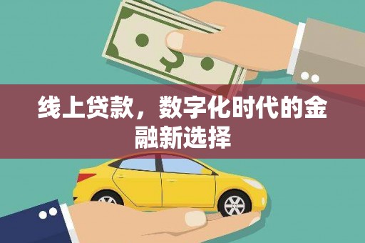 通城线上贷款，数字化时代的金融新选择