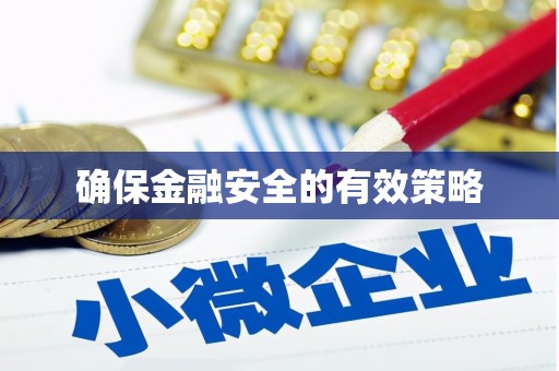 坦洲确保金融安全的有效策略