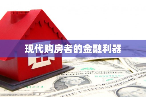 法库现代购房者的金融利器