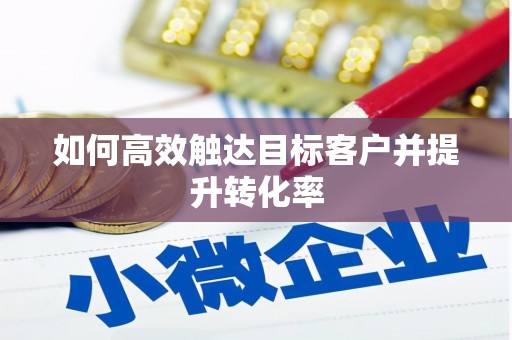滦县如何高效触达目标客户并提升转化率