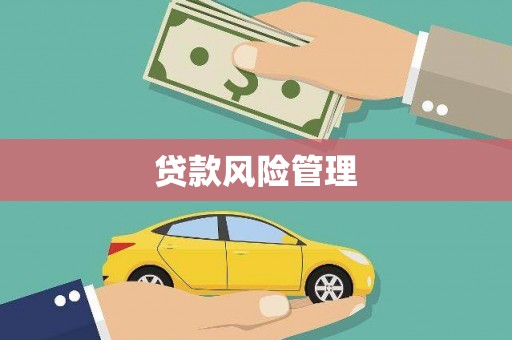 迁安市贷款风险管理